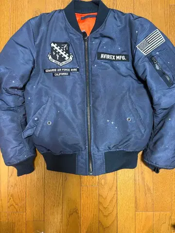 AVIREX MA-1 플라이트 자켓 스타 카모