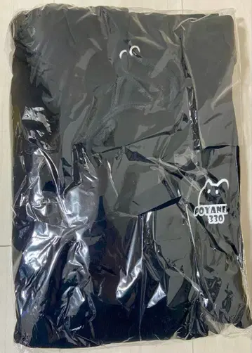 하나메 스미레 뽀야 고양이 후드티 블랙 XL 사이즈