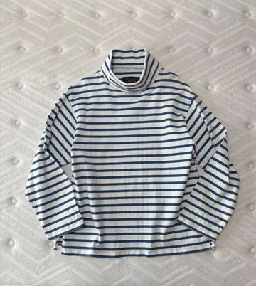 프랑스제 OUTIL 보더 티셔츠 터틀넥 1 우티