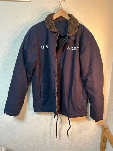 U.S. A.R.M.Y. 보아 옷깃 N-1 덱 자켓