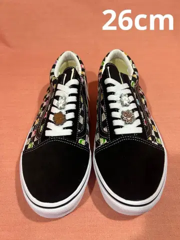 미사용품 VANS 치비마루코 스니커즈 올드스쿨 26cm 블랙