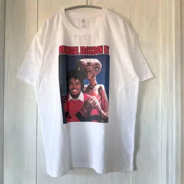 마이클 잭슨 x ET / XL 사이즈 / 화이트