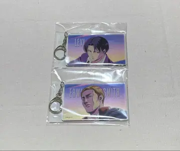 진격의 거인 엘빈 리바이 아크릴 키링