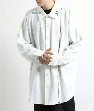 [ semantic design ] 지퍼 BIG 긴팔 셔츠 링 셔츠