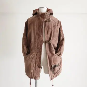 1990s Suede Leather Fireman's Hook Coat