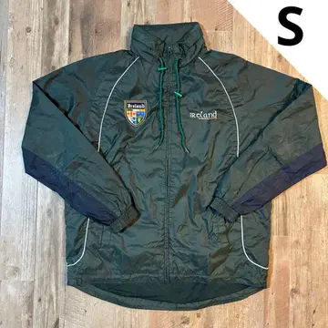 해외 구제 의류 아일랜드 자수 나일론 자켓 바람막이