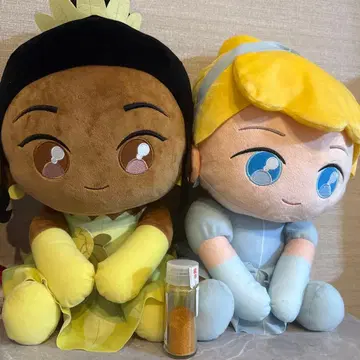 우루리미 티아나 신데렐라 봉제 인형 택 포함 2개 세트