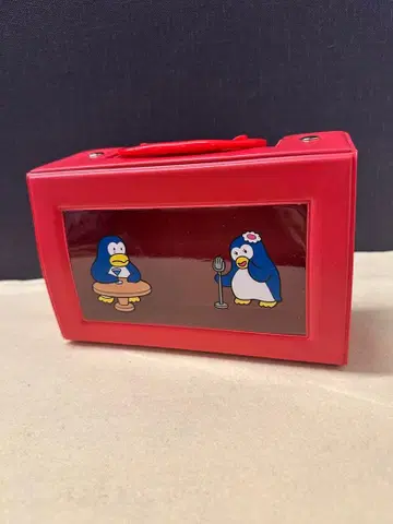 파피푸 펭귄즈 카세트 테이프 케이스