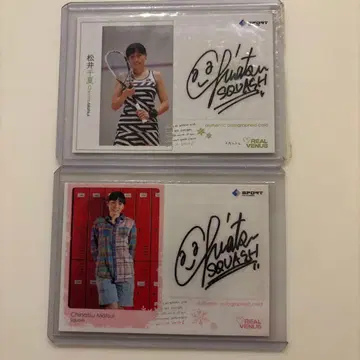 마츠이 치나츠 리얼 비너스 2013 사인 포함 카드 세트