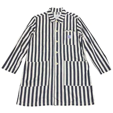 새상품급 슈페리어 레이버 스트라이프 샵코트 일본제