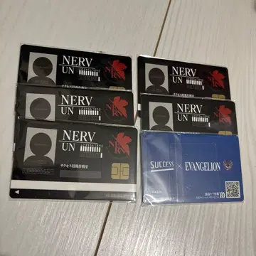 에반게리온 NERV ID 카드 6장 세트
