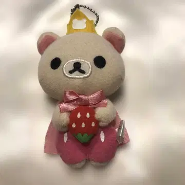 코리락쿠마 딸기 키링 스트랩 SAN-X 레어