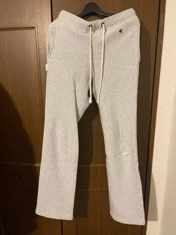 챔피온 x 엔할리우드 콜라보 스웨트 팬츠 멜란지 그레이