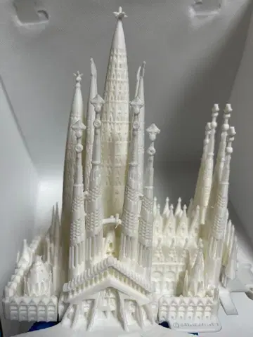 사그라다 파밀리아 - 바르셀로나, 스페인 미니어처 디오라마