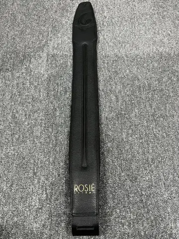 ROSIE 기타 베이스 스트랩 블랙 가죽
