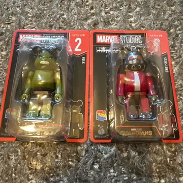 MARVEL STUDIOS 베어브릭 헐크 & 스타 로드