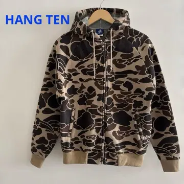HANG TEN 카모플라쥬 후드티 속기모 남성용 M 사이즈
