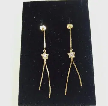 K14 스타 롱 귀걸이