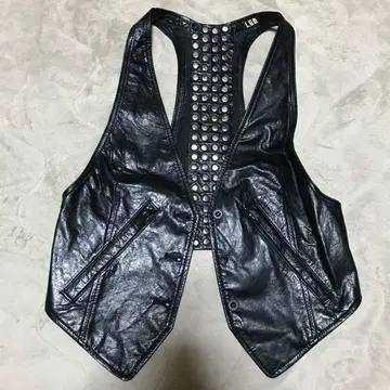 LGB 가죽 베스트