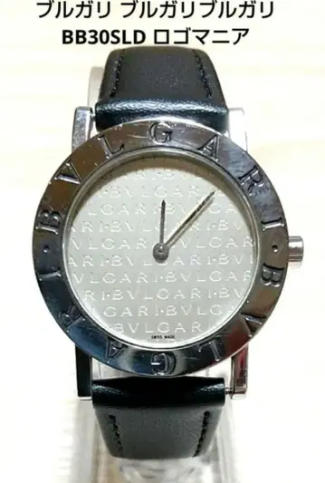 불가리 불가리 불가리 BB30SLD 로고 매니아 남성용 손목시계