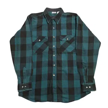 Field & Stream 90s 버팔로 체크 헤비 플란넬 셔츠