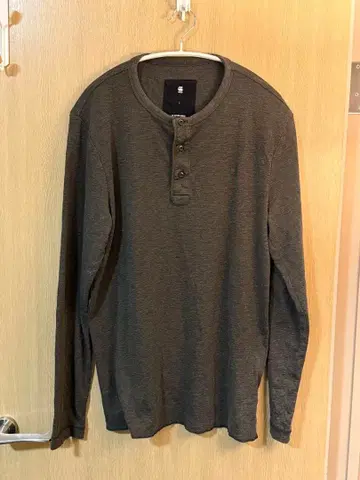 G-STAR RAW 헨리넥 긴팔 셔츠 L