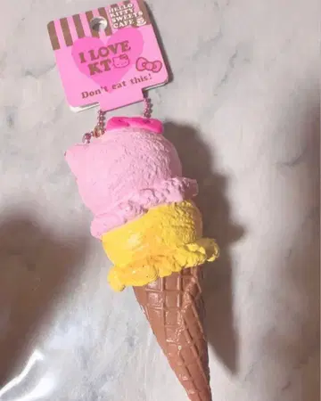 키티 아이스크림 스퀴즈 쫀득쫀득 마스코트 초레어