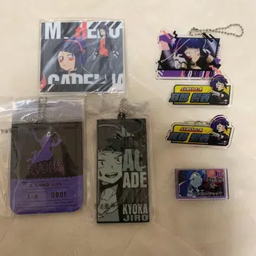 히로아카 지로 쿄카 키링 아크릴 스탠드 네임 배지