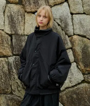 WETTEMPT REVERSIBLE NYLON BOA BLOUSON L