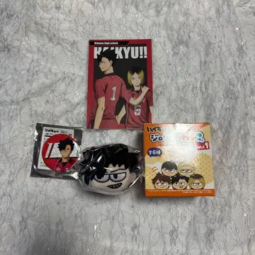 하이큐!! 지로리 타와랏코 쿠로오 테츠로 캔뱃지