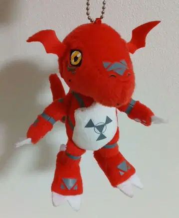 디지몬 어드벤처 가방에 달 수 있는 빅 봉제 인형 레어