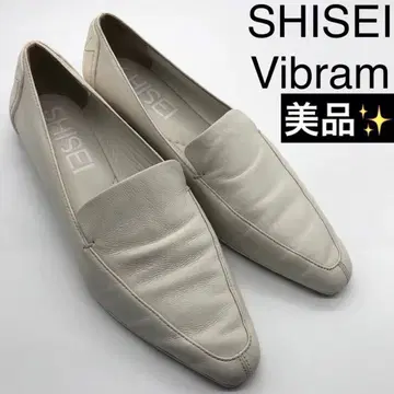 펌프스 24.5 SHSEI Vibram 시세이 비브람 천연 가죽 가죽