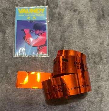 바운디 vaundy 투어 굿즈 SILENCE 스티커 세트와 은색 테이프