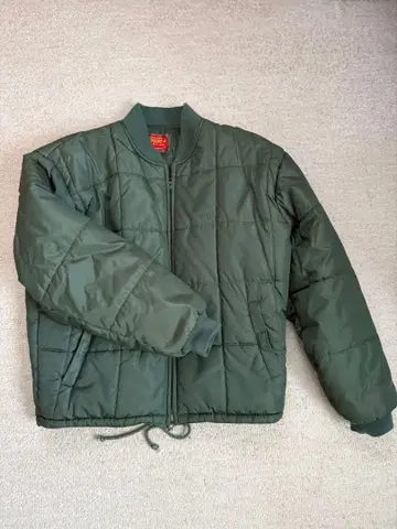 CREEKS 퀼팅 자켓 M 다크 그린