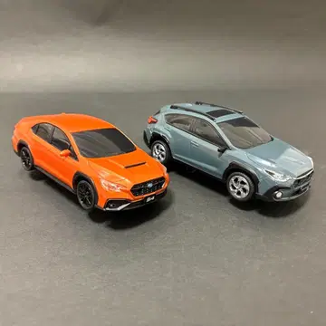 스바루 크로스트렉 WRX S4 스바루 부딪히지 않는 미니카 2대 세트