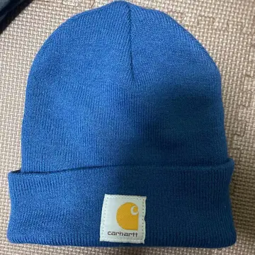 Carhartt 파랑 니트 모자