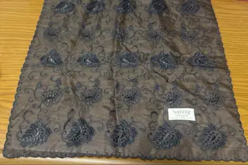 블루밍 나카니시 Sophisty 레이스 손수건 고급 꽃무늬 여성용