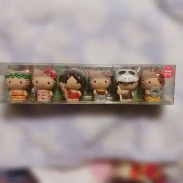 레어 원시인 키티 피규어 6개 세트 2004년