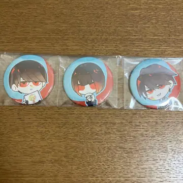 오오 에 오사키 히데 시즈마 캔뱃지 미개봉 애니메이트 한정판