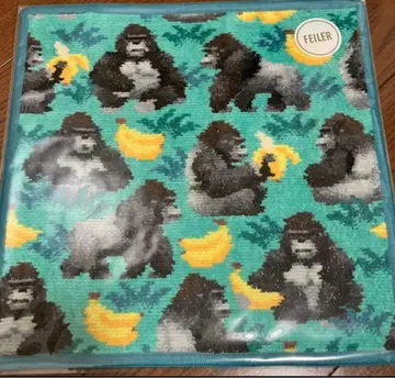 [ 미사용 새상품 ] 러브러리 바이 페이 손수건 우호호 고릴라