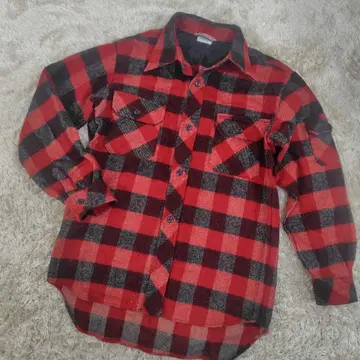 70s-80s DESCENTE 버팔로 체크 셔츠 자켓