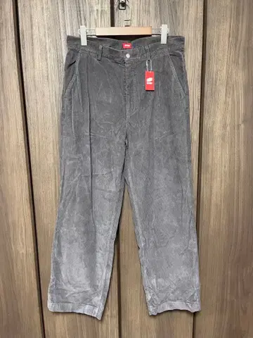 오더 루즈 코듀로이 팬츠 그레이 퍼플