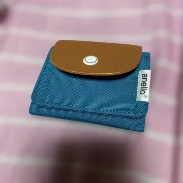 anello 3단 폴더형 지갑 파랑