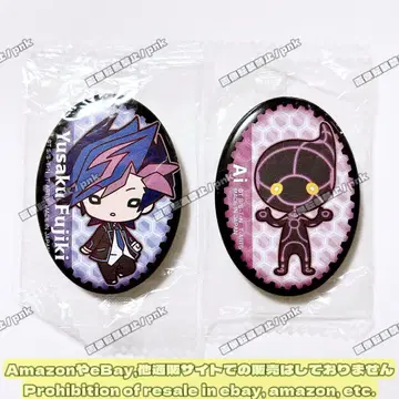 유희왕 브레인즈 유작 Ai 니토탄 캔뱃지 2개 세트 미개봉 새상품