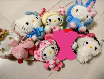 키티 봉제 인형 묶음 판매 헬로키티 초레어 빈티지 마스코트