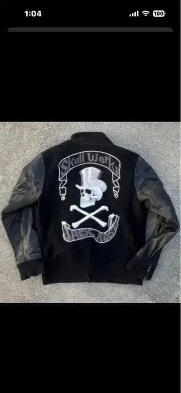Skull Works JackRose 바시티 자켓