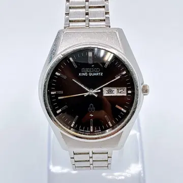초레어 브라운 SEIKO 킹 쿼츠 0853-8040 1976년