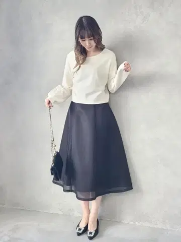 12TwelveAgenda 스폰디쉬 플레어 스커트