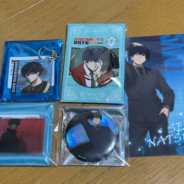 세바 나츠키 금박 캔뱃지 오로라 캔뱃지 마네키네코 사카모토 데이즈