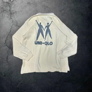 레어 올드 유니클로 당시물 구형 택 빈티지 맨투맨 구제 의류 90s